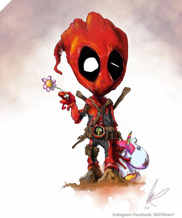 Ngất ngây với bộ ảnh Deadpool “sâu kiu” hết mức của 1 nghệ sĩ trẻ