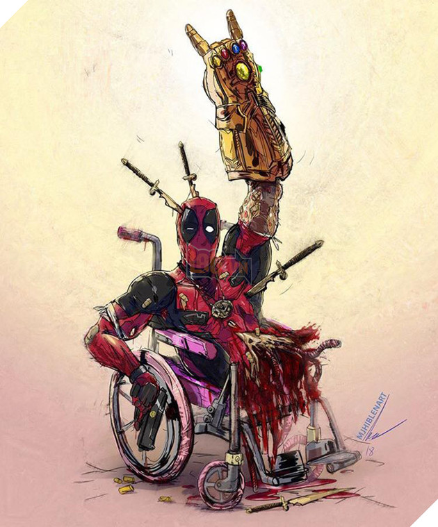 Ngất ngây với bộ ảnh Deadpool “sâu kiu” hết mức của 1 nghệ sĩ trẻ