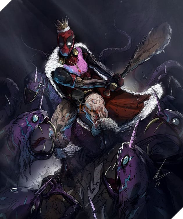 Ngất ngây với bộ ảnh Deadpool “sâu kiu” hết mức của 1 nghệ sĩ trẻ