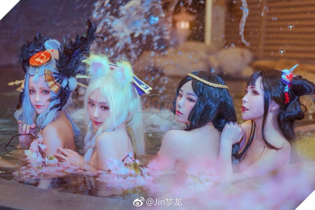Cùng ngắm nhìn dàn mĩ nhân cosplay Âm Dương Sư cùng nhau...tắm suối nước nóng 2