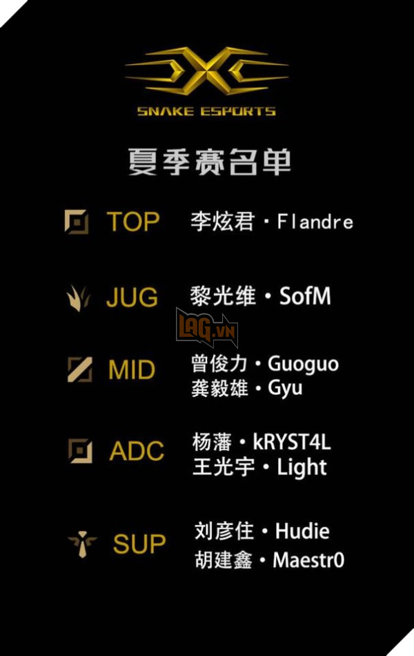 LMHT: Snake chiêu mộ thần đồng đi mid sinh năm 2000, hoàn thiện đội hình tham dự LPL mùa Hè