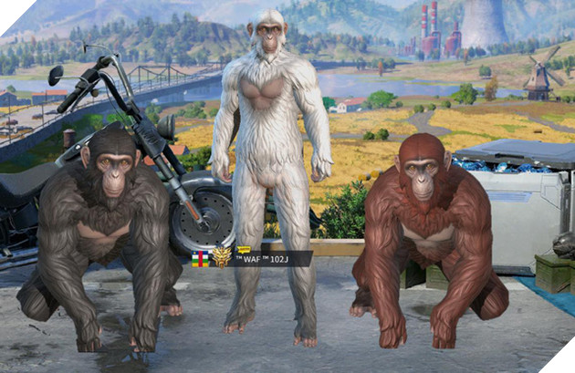 “Cuộc xâm lăng Rules of Survival của bầy khỉ” đây là sản phẩm “Siêu Bựa” mới nhất được cho ra lò vào đợt update 23/5 vừa qua.