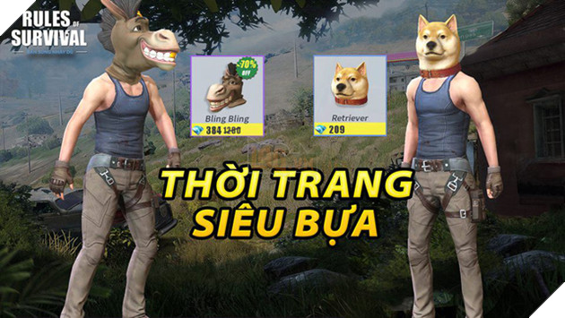Rules of Survival chính là tựa game có gu thời trang 'lệch lạc' nhất hiện tại 
