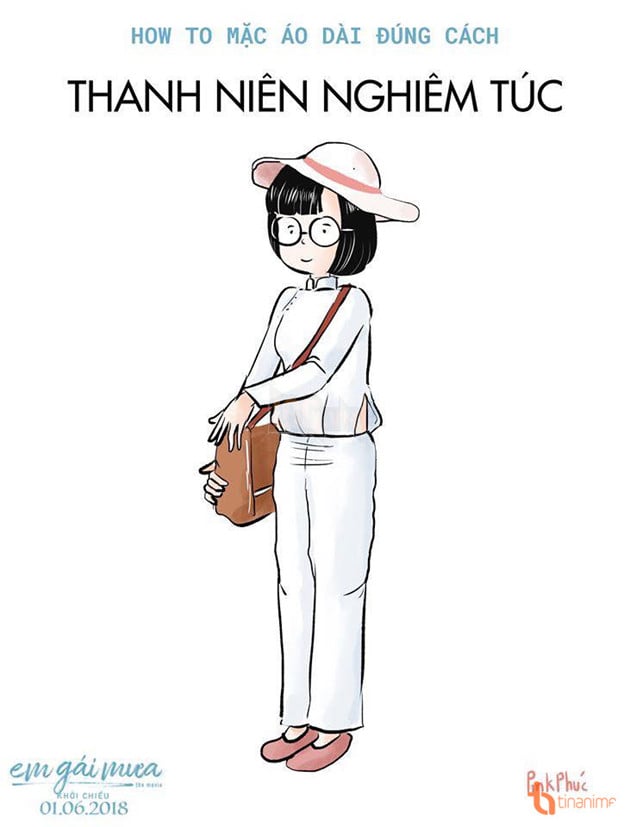 Làm sao nhịn được cười trước chùm ảnh Cách mặc áo dài siêu bựa 8