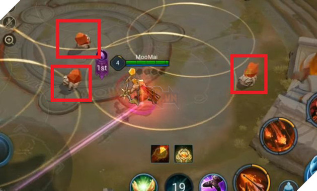 
Quái thú nguyên tố (khoanh đỏ)
