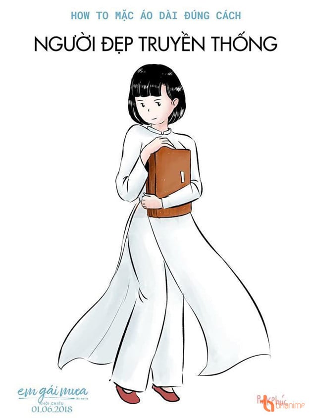 Làm sao nhịn được cười trước chùm ảnh Cách mặc áo dài siêu bựa 2