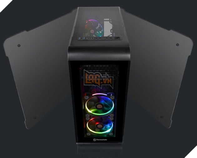 Thermaltake ra mắt case View 32 TG RGB: 4 mặt kính cường lực, 2 cửa hông bản lề 2