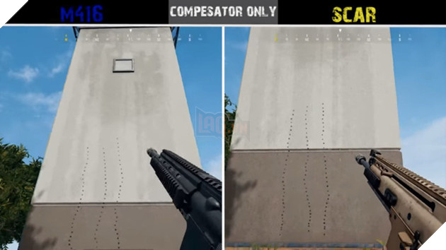 M416 và Scar có độ giật khá giống nhau