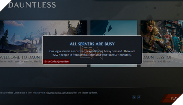 Tham gia Open Beta của Dauntless, game thủ than trời vì đăng nhập quá lâu 2