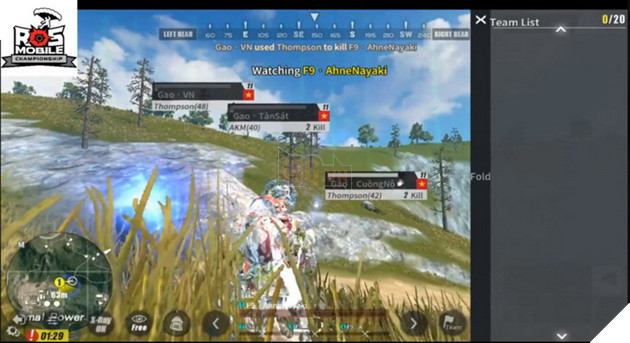 OVN, F9, FIRE ROSE dẫn đầu BXH Việt Nam tranh suất tham dự ROS SEA CUP  6