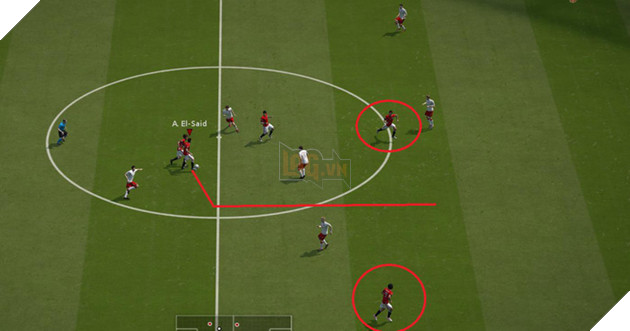 Cứ bình tĩnh cầm bóng để tiền đào có thời gian chạy chỗ nhé