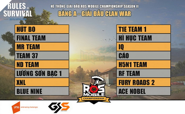 Đón xem ROS Mobile Clan War bảng A & B đầy kịch tính 19h ngày 19/6 3