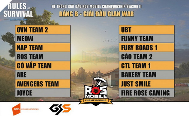 Đón xem ROS Mobile Clan War bảng A & B đầy kịch tính 19h ngày 19/6 4