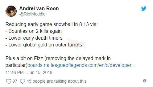 LMHT: Riot sẽ sửa hoặc làm lại chiêu W của Fizz, giảm thời gian đếm số ở những cấp độ đầu