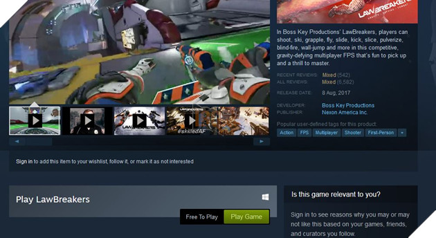 LawBreakers cứu vớt game bằng cách mở cửa miễn phí game hoàn toàn 5
