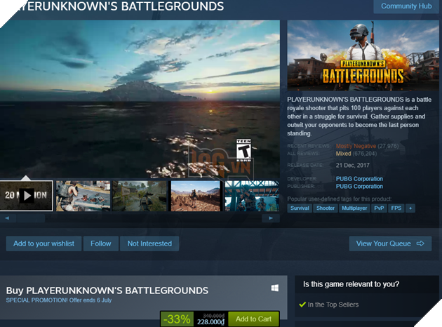 PUBG mừng 50 triệu lượt tải đã chính thức giảm giá siêu rẻ cho người hâm mộ