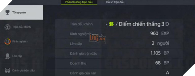 Chỉ còn tính điểm Thắng, Hòa, Thua trong một trận đấu Rank