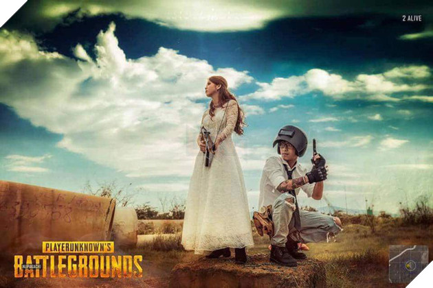 Quen nhau từ PUBG, cặp đôi game thủ quyết định chụp bộ ảnh cưới cực chất