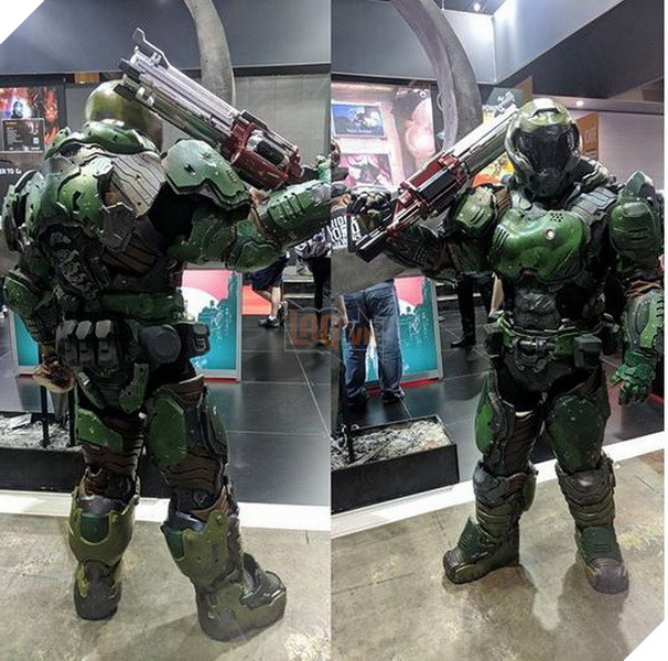 Choáng ngợp với bộ cosplay Doom tỉ lệ thật giống y hệt trong game bước ra 5