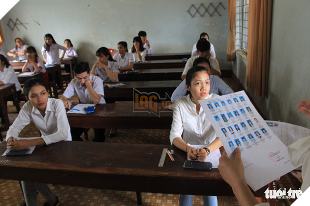 Thí sinh thoải mái bước vào thi toán THPT quốc gia 2018 - Ảnh 7.