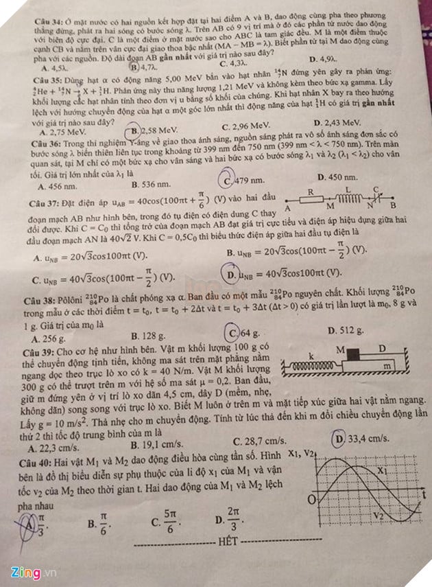 De thi mon Vat ly THPT quoc gia 2018 hinh anh 4