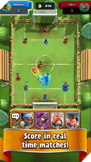 Soccer Royale: Phiên bản "nhái" của Clash Royale nhưng mang đề tài bóng đá