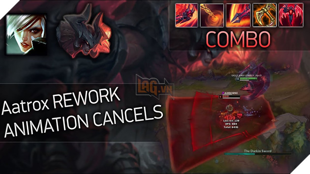 Image result for Aatrox Rework: Animation Cancelling Guide | Riven Player Plays The "New Riven"