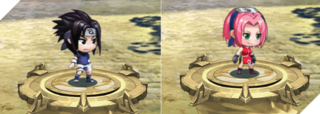 Cộng điểm tiềm năng cho hệ Lôi nhân vật Uchiha Sasuke và Haruno Sakura trong game Làng Lá Phiêu Lưu Ký