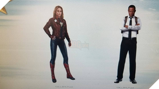 Captain Marvel và Nick Fury thời còn chưa chột mắt