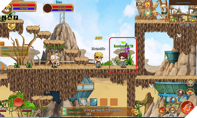 Hình ảnh NPC Rasa trong game Làng Lá Phiêu Lưu Ký