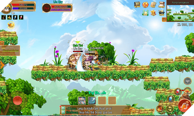 Hình ảnh boss Linh Quy - 1 trong các Vĩ Thú của game Làng Lá Phiêu Lưu Ký