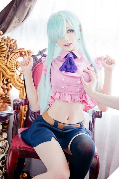 Thẩn thờ với bộ cosplay xinh xắn trong veo của cô nàng Elizabeth Liones trong Thất Hình Đại Tội 3
