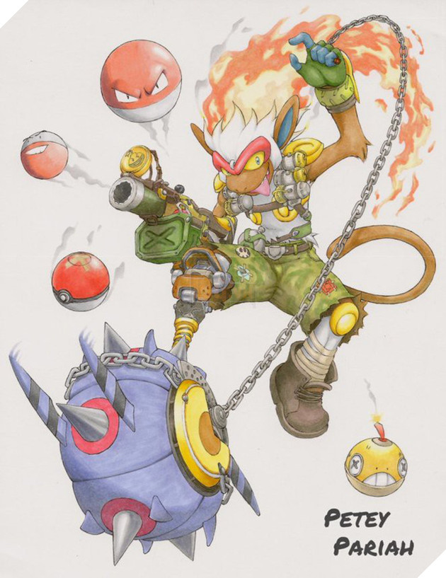 Tròn mắt khi các sinh vật Pokemon nổi hứng… cosplay Overwatch