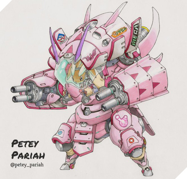 Tròn mắt khi các sinh vật Pokemon nổi hứng… cosplay Overwatch