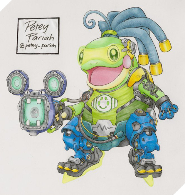 Tròn mắt khi các sinh vật Pokemon nổi hứng… cosplay Overwatch