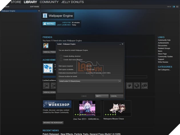 Wallpaper Engine: Chi 70k la ban da so huu hinh nen dong tuoi tan cho may tinh cua minh 4 Wallpaper Engine: Chỉ 70k là bạn đã sơ hữu hình nền động tươi tắn cho máy tính của mình 4