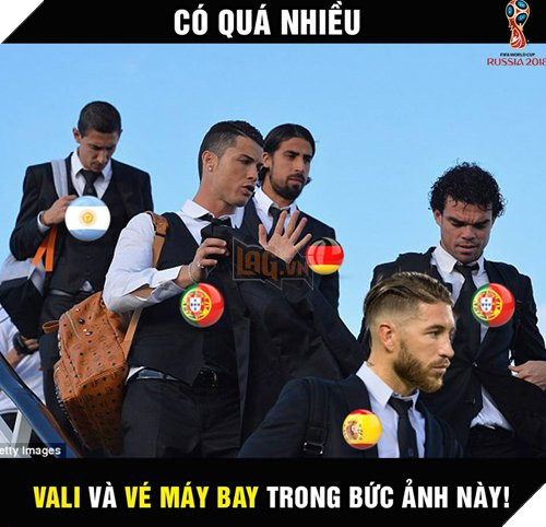 Tiễn Tây Ban Nha, ảnh chế các ngôi sao bóng đá rời World Cup ngập Facebook