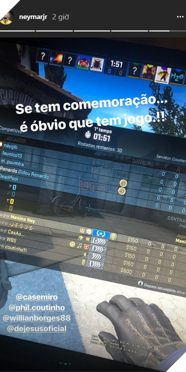 Ghi bàn thắng trước Mexico, Neymar lại rủ đồng đội ăn mừng theo kiểu CSGO