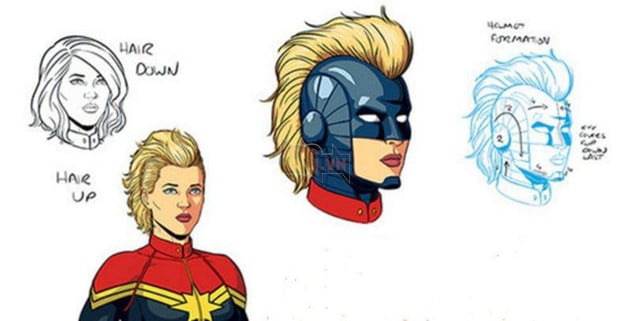 Liệu Captain Marvel có "chơi" quả đầu Mohawk trong phần phim riêng của mình?