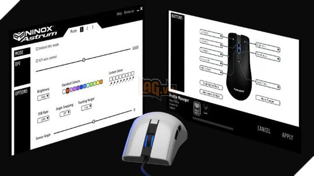 Xuất hiện chuột gaming siêu biến hình Ninox Astrum với tận... 13 biến thể