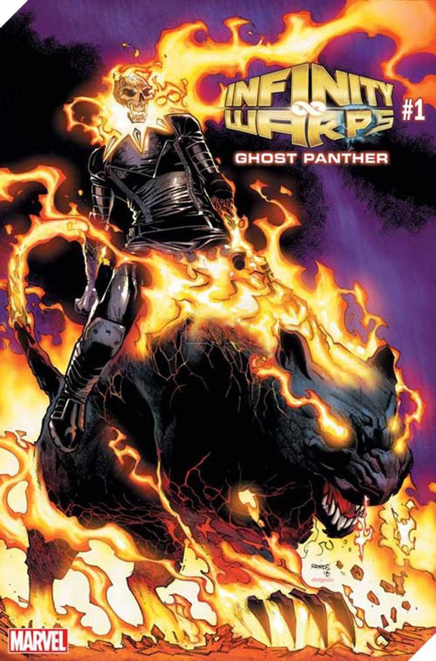 Và cuối cùng, khi Báo Đen kết hợp với Ghost Rider sẽ ra một tạo hình siêu ngầu như này đây