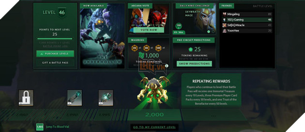 Rất nhiều game thủ “hiến” chỉ để đạt max level 2000 để nhận được bé Roshan này, để đạt được bạn phải bỏ hơn 18 triệu VNĐ