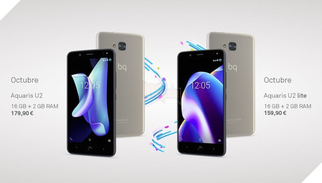 Dòng sản phẩm giá rẻ nhất của BQ hiện tại, U2.