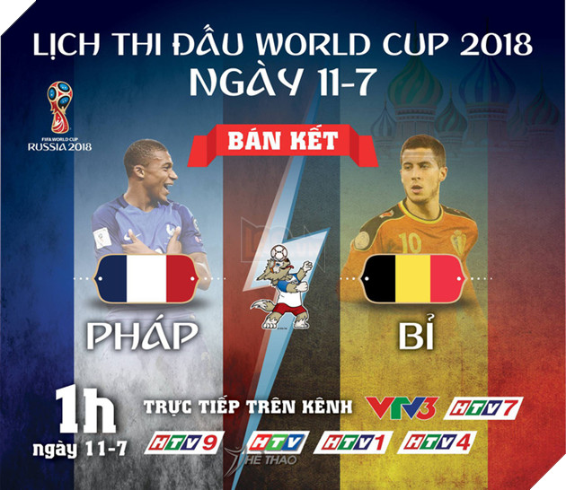 Lịch thi đấu World Cup vòng bán kết ngày 10-7 - Ảnh 1. Lịch thi đấu World Cup vòng bán kết ngày 10-7 - Ảnh 1.