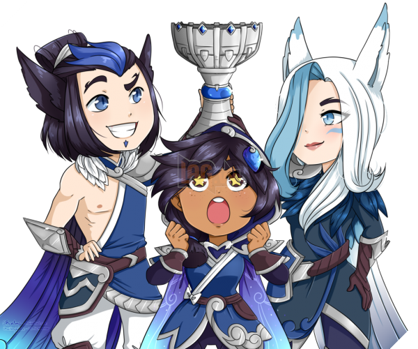 SSG-Xayah-Rakan-Taliyah-by-SRealms-HD-Wallpaper-Background-Fan-Art-Artwork-League-of-Legends-lol