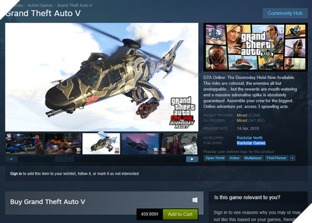 GTA 5 bất ngờ giảm giá vĩnh viễn xuống chỉ còn một nửa, dấu hiệu rõ ràng nhất cho GTA 6 đây rồi - Ảnh 1. GTA 5 bất ngờ giảm giá vĩnh viễn xuống chỉ còn một nửa, dấu hiệu rõ ràng nhất cho GTA 6 đây rồi - Ảnh 1.