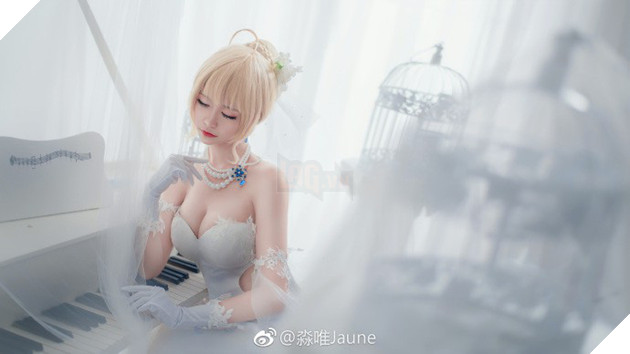 Cùng ngắm cosplay nàng Saber tuyệt đẹp trong trang phục Váy Cưới - Ảnh 4.