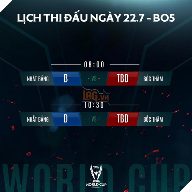 Chi tiết lịch thi đấu Chung kết thế giới Liên Quân AWC 2018