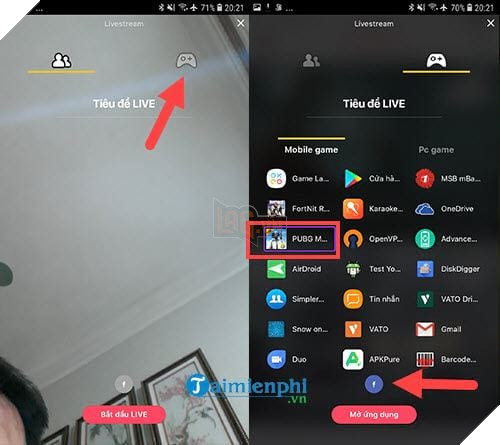 cach live stream pubg mobile tren dien thoai iphone android 4