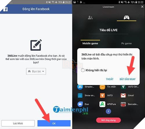 cach live stream pubg mobile tren dien thoai iphone android 5